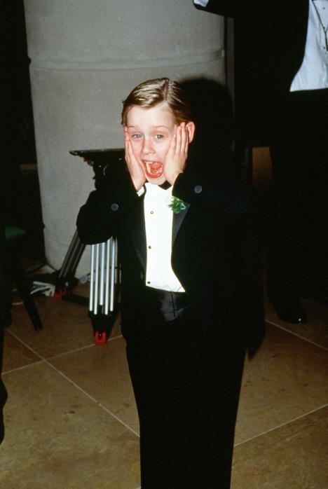 Makoli Kalkin na ceremoniji dodele Zlatni globus 1991 godine