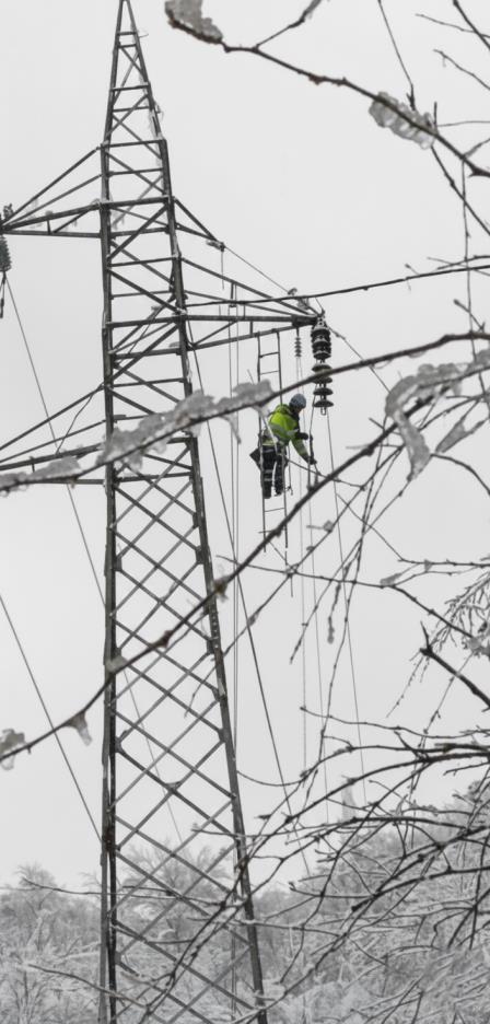 Elektromreža Srbije sneg