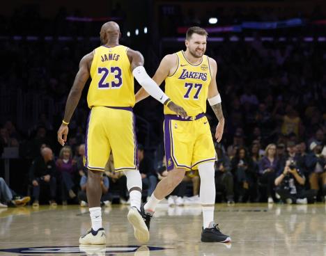Luka Dončić, Lebron Džejms