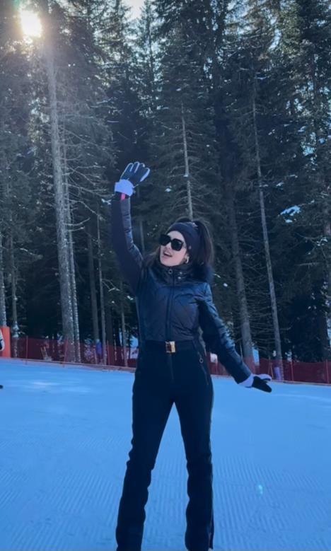 Tanja Savić na zimovanju