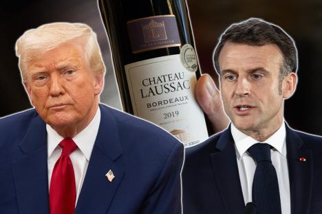 Donald Tramp Emanuel Makron