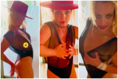 Britni Spirs u providnom bodiju tokom provokativnog plesa na Instagramu