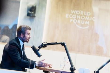 Dejvid Bekam u Davosu