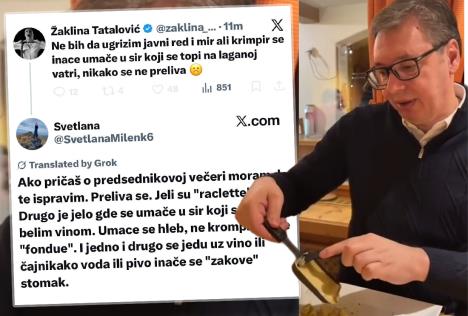 Aleksandar Vučić Žaklina Tatalović