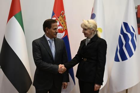 Jagoda Lazarević s privrednicima Dubaija