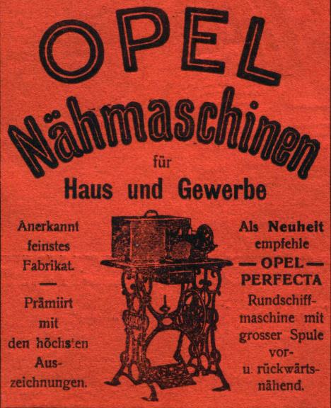 Opel šiveće mašine