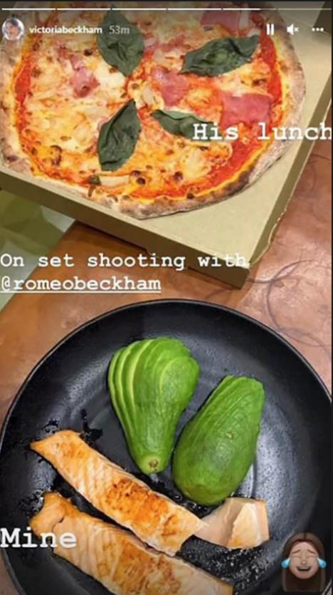 Viktorija Bekam, ishrana