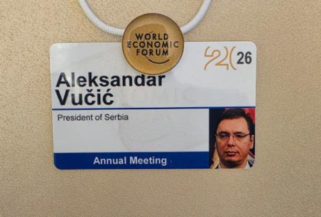 Aleksandar Vučić Davos
