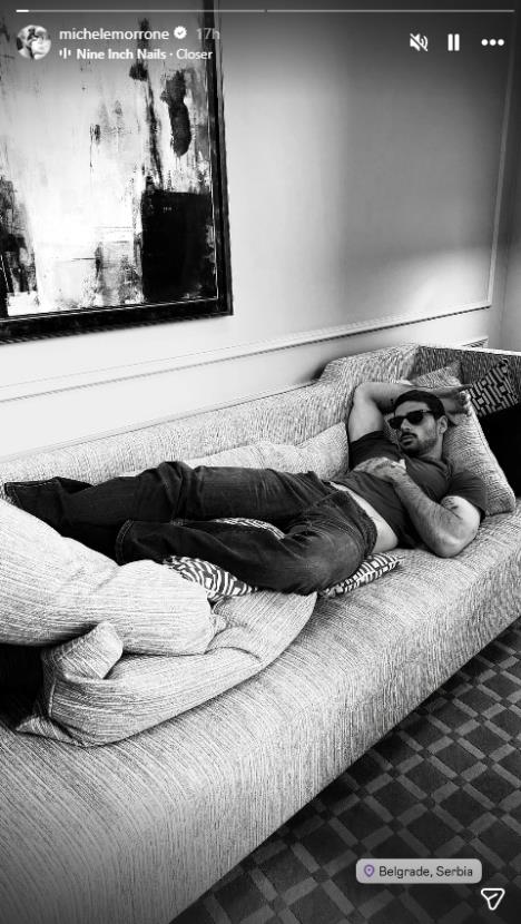 Mikele Morone u luksuznom hotelu u Beogradu