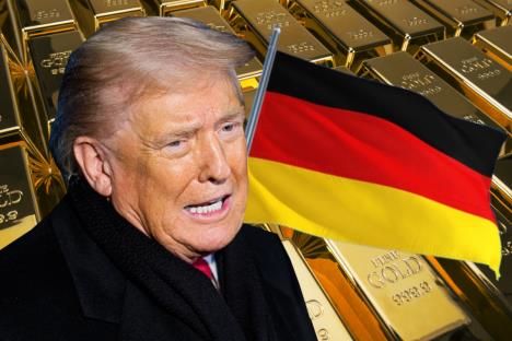 Donald Tramp Nemačka zlato