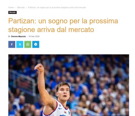 Bogdan Bogdanović ponovo u Partizanu?