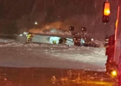 Avion srušio tokom poletanja