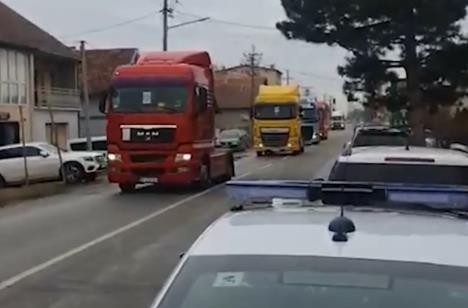 Štrajk kamiondžija Bačka Palanka