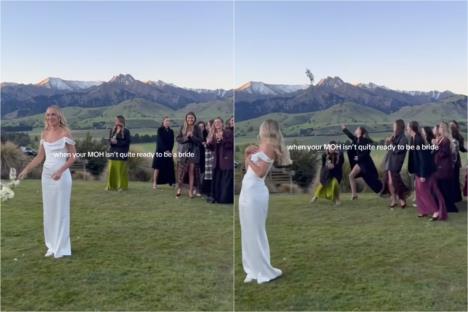 Mlada baca bidermajer, a kuma beži