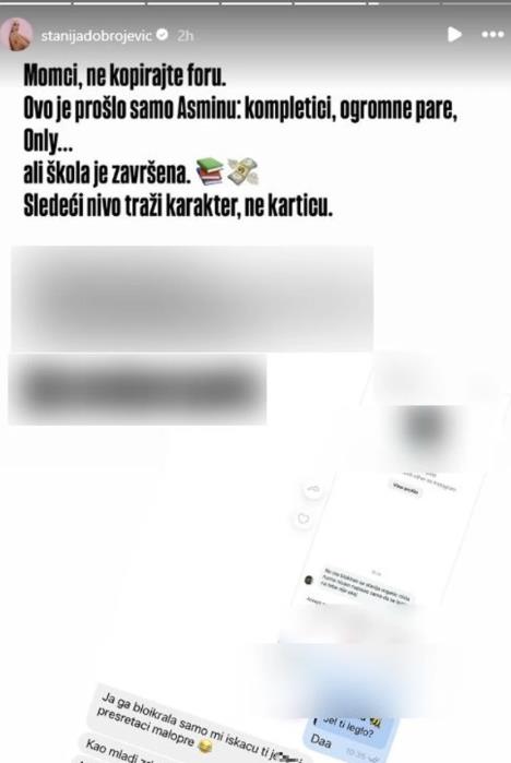 Stanija Dobrojević tvrdi da je od sada zanima samo karakter