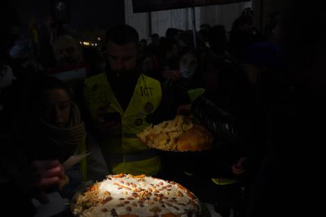 studenti blokaderi Hram Svetog Save