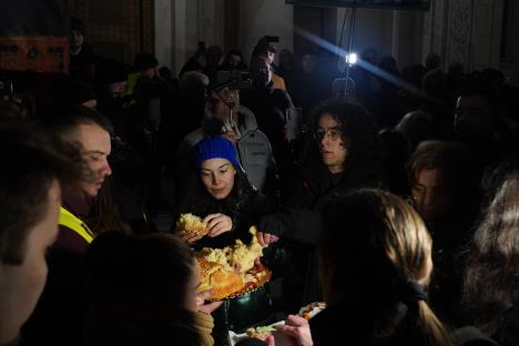 studenti blokaderi Hram Svetog Save