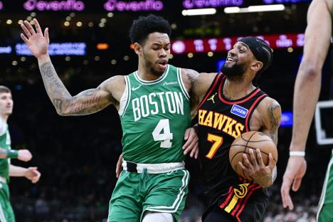 Detalj sa meča Boston Atlanta