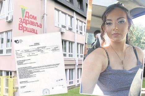 Dom zdravlja Vršac, obdukcioni nalaz, Kristina Veljković Šajn