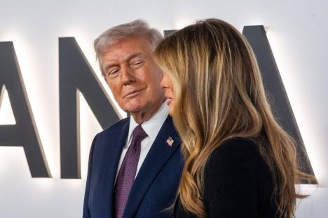 Melanija Tramp i Donald Tramp na premijeri filma Melanija