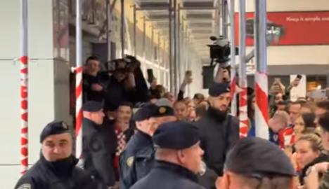 Hrvatska Zagreb doček rukometaši