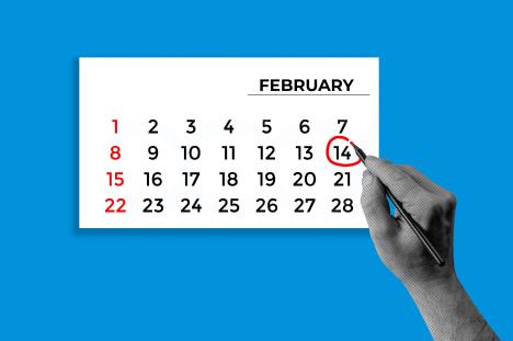 Kalendar februara meseca 2026. godine