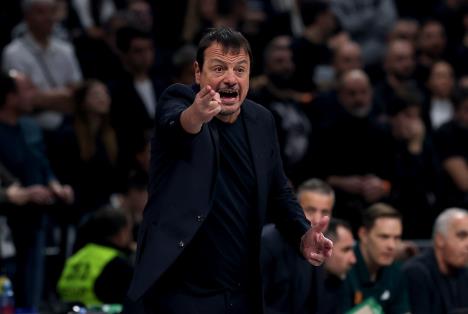 Ergin Ataman na meču Partizan - Panatinaikos