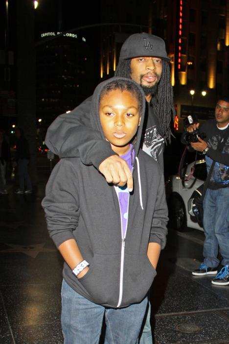 Lil Džon sa sinom Nejtanom 2010. godine