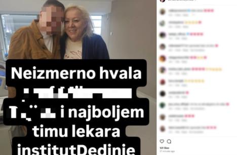 Zorica Marković u bolnici