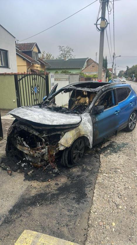 paljenje auta, Novi Sad, podmetnut požar