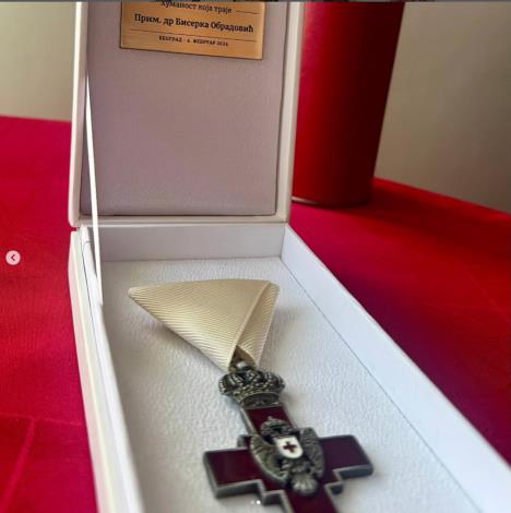 orden crvenog krsta dr Biserka Obradović