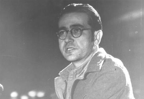 Ljubo Miloš na suđenju u Zagrebu 1948. godine