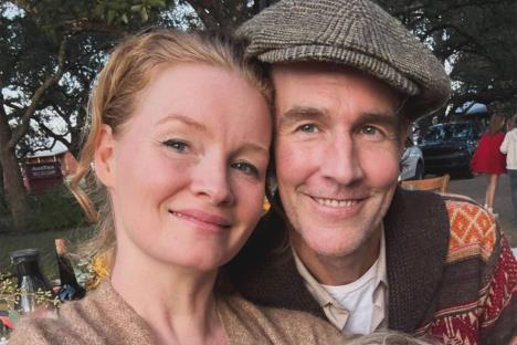 Džejms van der Bik sa suprugom Kimberli