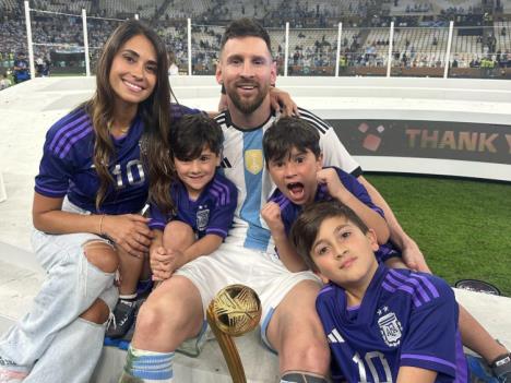 Antonela Rokuco i Lionel Mesi