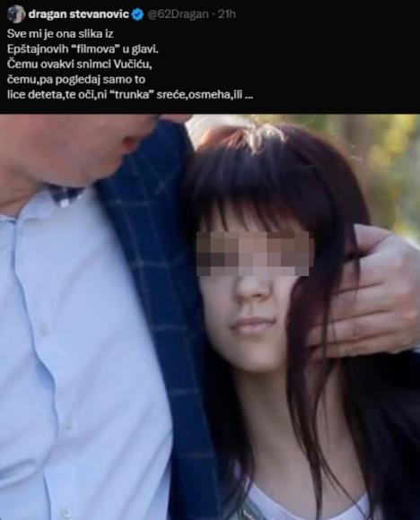 Aleksandar Vučić Milica Vučić Tviter Dragan Stevanović