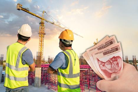 građevinski radnici građevinci građevina