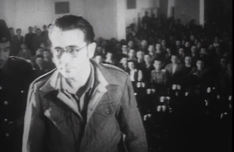 Ljubo Miloš na suđenju 1948. godine