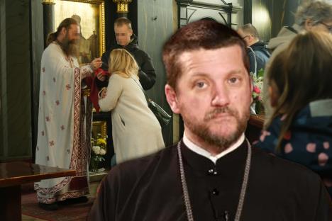 otac Gojko Perović,Gojko Perović pričest