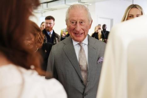 kralj Čarls na otvaranju Nedelje mode u Londonu