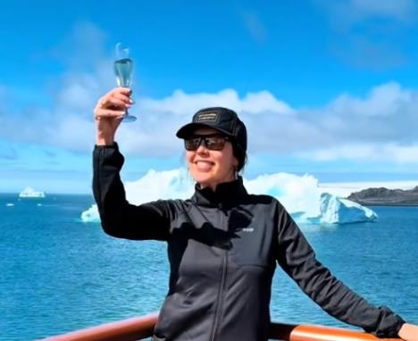 Jovana Kvržić na Antarktiku