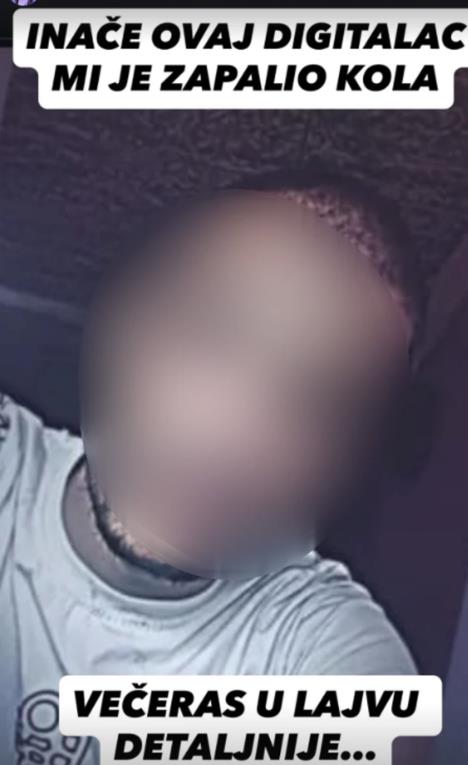 Baka Prase objavio fotku momka za kog tvrdi da mu je zaopalio autoi