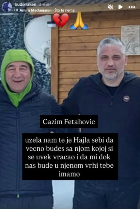 Čeda se oprostio od prijatelja