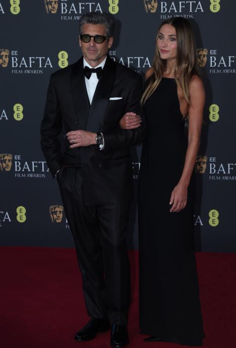 Patrik Dempsi sa ćerkom na dodeli BAFTA nagrada