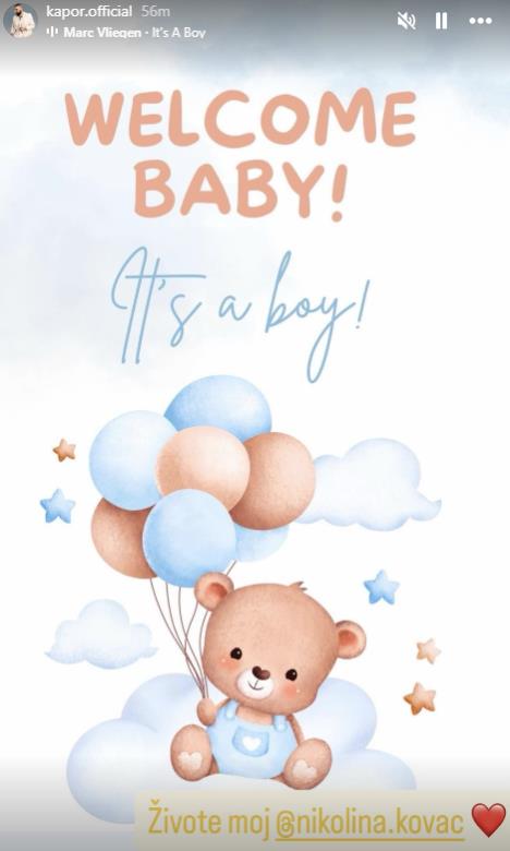 Porodila se Nikolina kovač