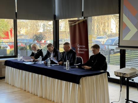 Srpski atletski savez, sednica