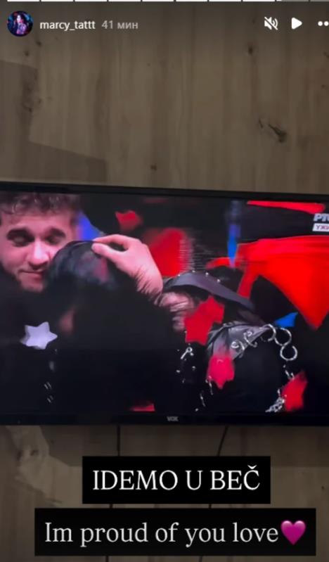 Devojka frontmena grupe Lavina podelila njegov uspeh