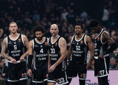 Dilan Osetkovski Dvejn Vašington Nik Kalates Sterling Braun Isak Bonga KK Partizan