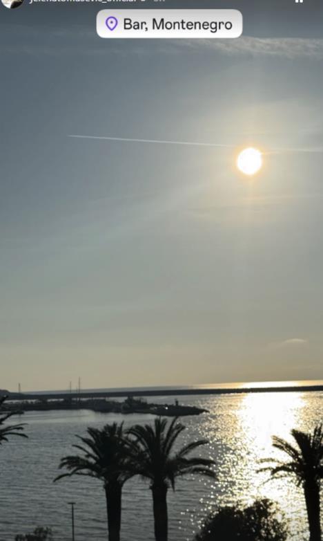 Jelena Tomašević poslednja objava pre nastupa