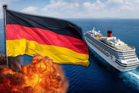 kruzer Nemačka eksplozija