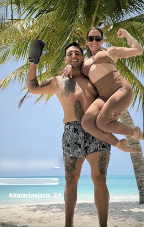 Darko Lazić i Katarina na Maldivima